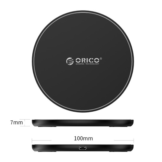 Зарядно Orico Charger 220V - Fast Wireless 10W - ZMC01-BK