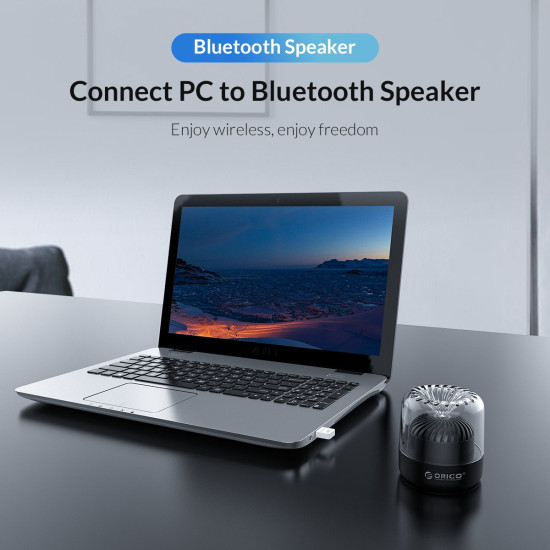 Блутут адаптер Orico Bluetooth 4.0 USB adapter, black - BTA-409-BK