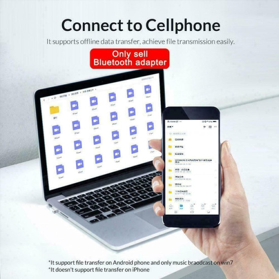 Блутут адаптер Orico Bluetooth 5.0 USB adapter, black - BTA-508-BK