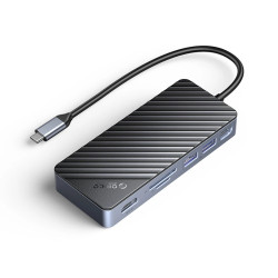HDD докинг станция Orico M.2 SATA/NVMe - HDMI, USB3.2-A x 2, USB-C (10Gbps) x 1,USB-C (PD100W), SD/TF - OM28P-G2-BK