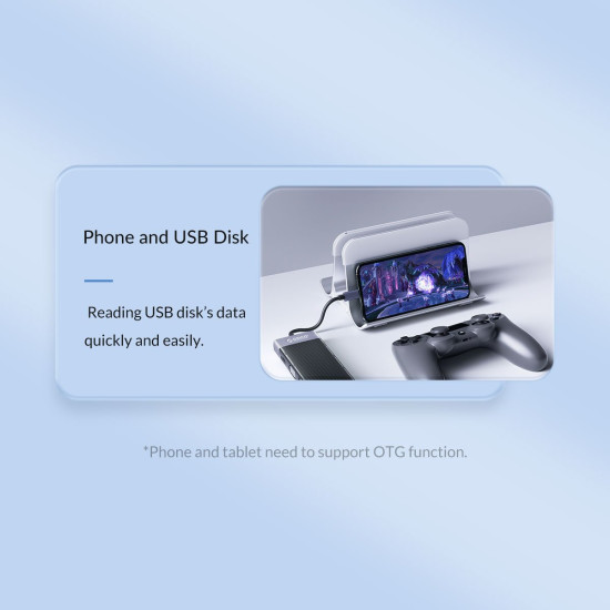 Докинг станция Orico Type-C Docking Station Power Distribution 3.0 87W - HDMI, Type-C x 1, USB3.0 x 1, USB 2.0 x 2, LAN, SD, VGA, Audio - MDK-10P-BK