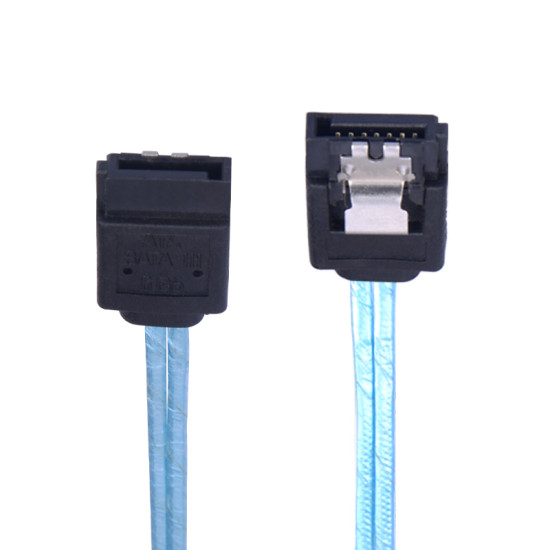 SATA кабел Orico Cable SATA3 60cm /w Lock - CPD-7P6G-BC60