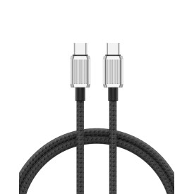 USB кабел Orico USB C-to-C PD 100W Charging 1.0m Black - GQZ100-10-BK