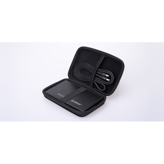 Калъф за външен диск Orico Portable Storage Bag - 2.5" Black - PHD-25-BK