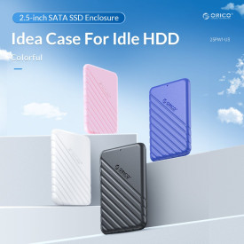 Външна кутия за диск Orico Storage - Case - 2.5 inch USB3.0 - 25PW1-U3-BK