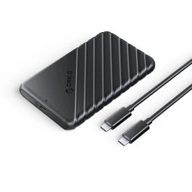 Външна кутия за диск Orico Storage - Case - 2.5 inch USB-C Black - 25PW1C-C3-BK