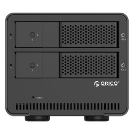 Външна кутия за два диска Orico Storage - Case - Dual Bay 3.5" Aluminium Black - 9528U3