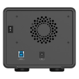 Външна кутия за два диска Orico Storage - Case - Dual Bay 3.5" Aluminium Black - 9528U3
