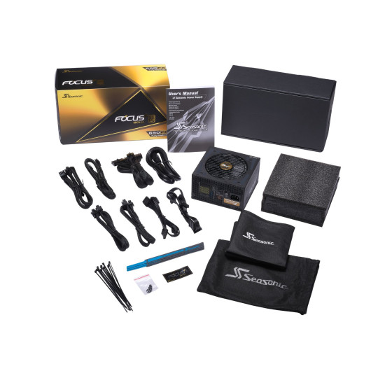 Захранване Seasonic PSU 650W Gold, Full Modular - FOCUS GX-650 - SSR-650FX
