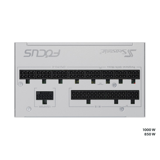 Захранване Seasonic PSU ATX 3.0 1000W Gold - FOCUS GX-1000 White - SSR-1000FX3-W