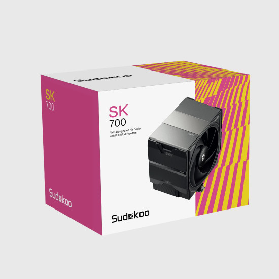 Охладител за процесор Sudokoo CPU Cooler SK700 BK - LGA1851/AM5
