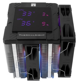 Охладител за процесор Thermalright CPU Cooler Peerless Assassin 120 Digital A-RGB Black - Dual-Tower - LGA1851/AM5
