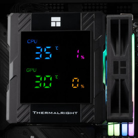 Охладител за процесор Thermalright CPU Cooler Peerless Assassin 120 Digital A-RGB Black - Dual-Tower - LGA1851/AM5