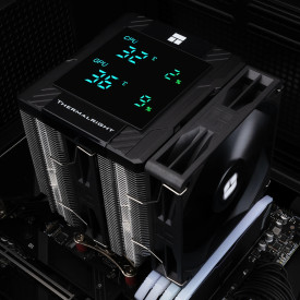 Охладител за процесор Thermalright CPU Cooler Peerless Assassin 120 Digital Black - Dual-Tower - LGA1851/AM5