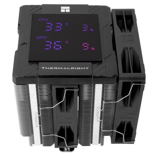 Охладител за процесор Thermalright CPU Cooler Peerless Assassin 120 Digital Black - Dual-Tower - LGA1851/AM5