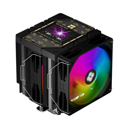 Охладител за процесор Thermalright CPU Cooler Peerless Assassin 120 Vision ARGB - Dual-Tower - 2.8 inch Display, LGA1851/AM5