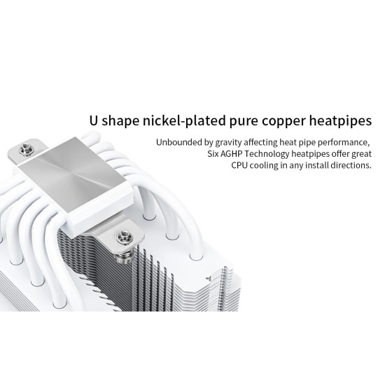 Охладител за процесор Thermalright CPU Cooler Peerless Assassin 120 White - Dual-Tower - LGA1851/LGA1700/AM5