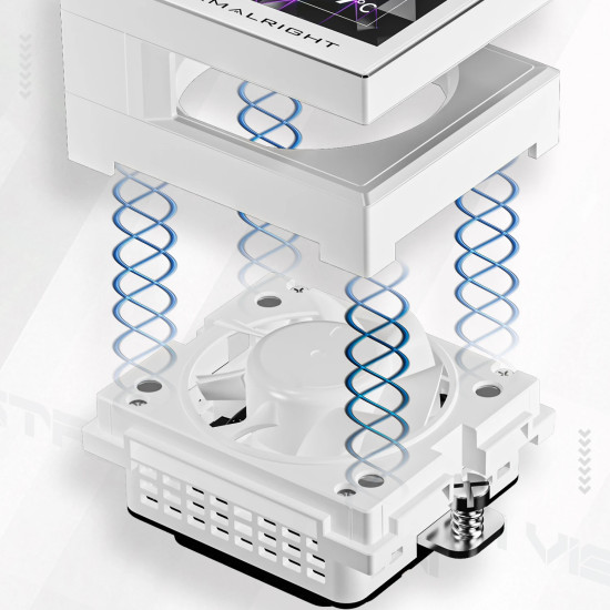 Водно охлаждане Thermalright Stream Vision 360, RGB, 360mm, White