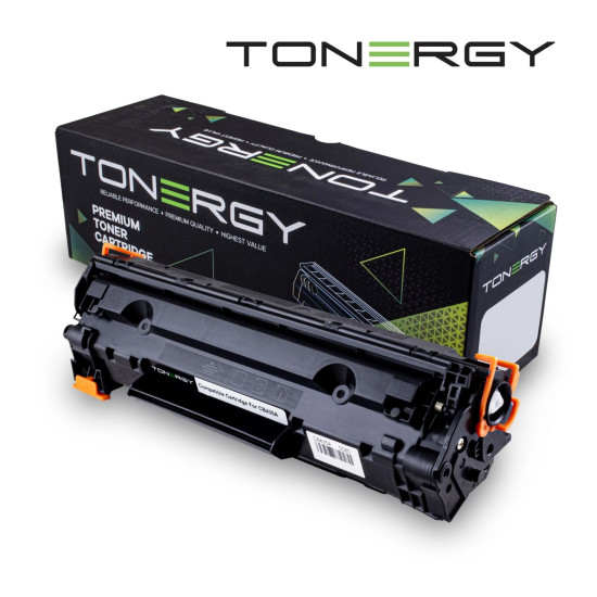 Tonergy съвместима Тонер Касета Compatible Toner Cartridge HP 35A CB435A CANON CRG-712 Black, 1.5k