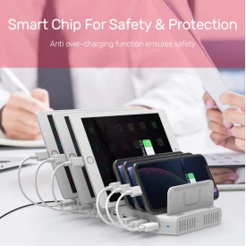Зарядна станция Unitek 10 Port Charging Station 96W - Y-2172