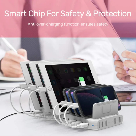 Зарядна станция Unitek 10 Port Charging Station 96W - Y-2172