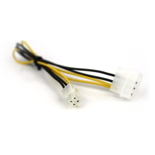 Преходник VCom Molex Male to 4Pin P4 ATX - CE309-0.3m
