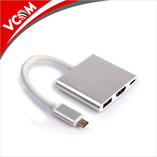 Докинг станция VCom Docking USB Type-C to HDMI/USB 3.0/Type-C Power Distribution - CU427M