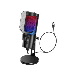 Микрофон VCom Gaming USB Microphone - VCOM-M902 Black - USB, RGB