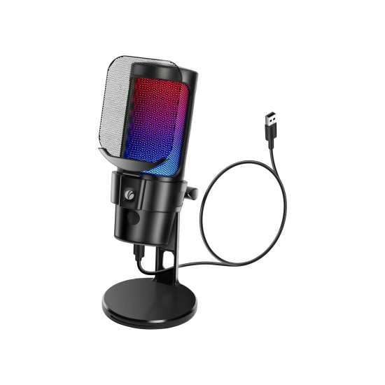 Микрофон VCom Gaming USB Microphone - VCOM-M902 Black - USB, RGB