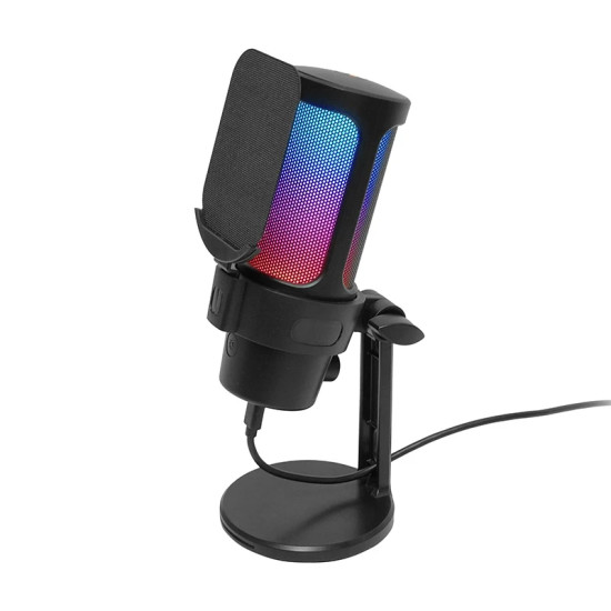 Микрофон VCom Gaming USB Microphone - VCOM-M902 Black - USB, RGB