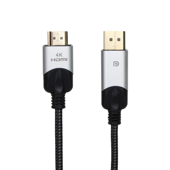 Кабел VCom Display Port M / HDMI M - 4K 60Hz - CG608M-1.8m