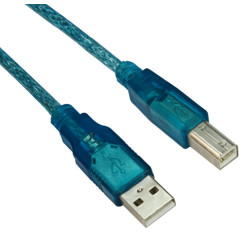 USB кабел VCom USB 2.0 AM / BM - CU201-TL-5m
