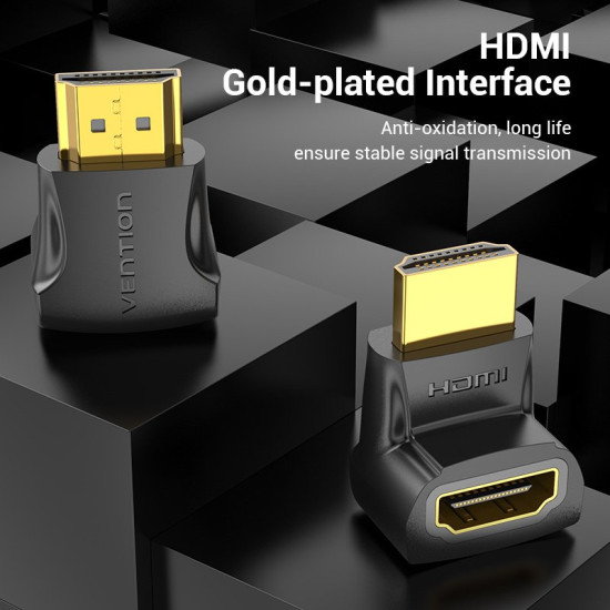 Адаптер Vention HDMI Right Angle 270 Degree M/F - AINB0