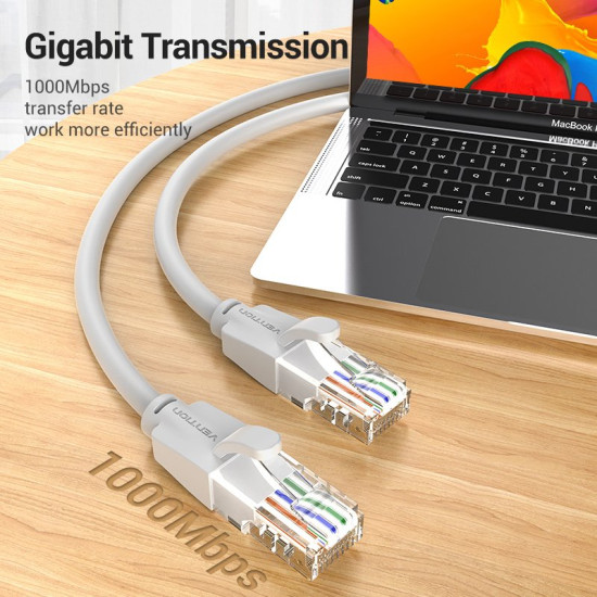 Мрежови кабел Vention LAN UTP Cat.6 Patch Cable - 2.0M Gray - IBEHH
