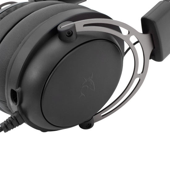 Слушалки White Shark Gaming Headphones GORILLA BLACK/GREY - 53mm, Stereo 2.0
