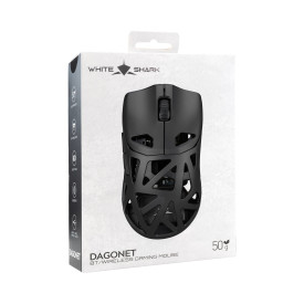 Безжична мишка White Shark Wireless Gaming Mouse DAGONET 2 - 24000dpi, 1000Hz, Bluetooth, Black