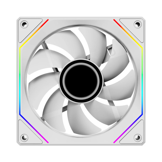 Комплект вентилатори Xigmatek Infinity G20A Arctic, 3 x 120 mm - Addressable RGB, ARGB, White