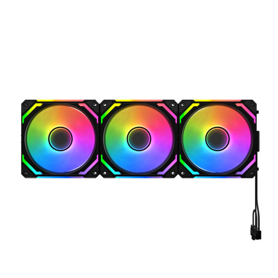 Комплект вентилатори Xigmatek Fan Pack 3-in-1 3x120mm - Starlink Ultra - Infinity Mirror, A-RGB