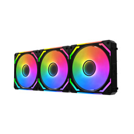 Комплект вентилатори Xigmatek Fan Pack 3-in-1 3x120mm - Starlink Ultra - Infinity Mirror, A-RGB