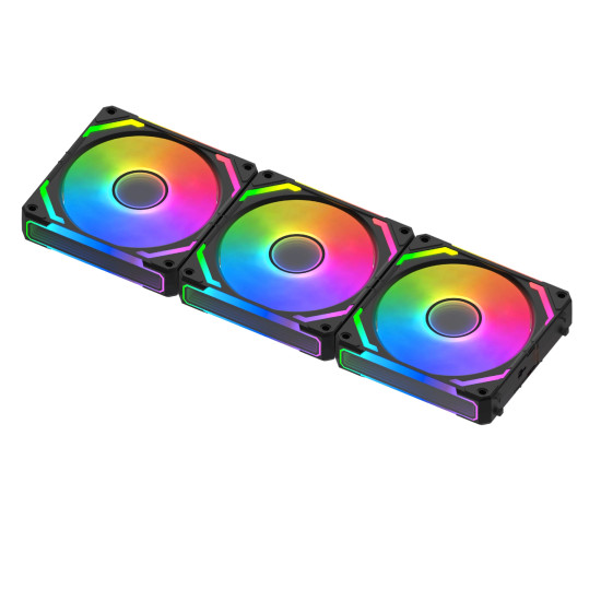 Комплект вентилатори Xigmatek Fan Pack 3-in-1 3x120mm - Starlink Ultra - Infinity Mirror, A-RGB
