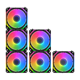 Комплект вентилатори Xigmatek Fan Pack 3-in-1 3x120mm - Starlink Ultra - Infinity Mirror, A-RGB
