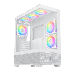 Кутия за компютър Xigmatek Alphard Arctic - 6 ARGB fans, White