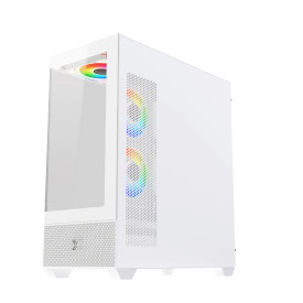 Кутия за компютър Xigmatek Alphard Arctic - 6 ARGB fans, White