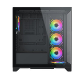 Кутия за компютър Xigmatek Endorphin Ultra - 4 ARGB fans, Black