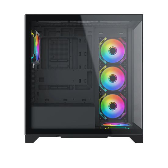 Кутия за компютър Xigmatek Endorphin Ultra - 4 ARGB fans, Black