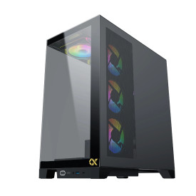Кутия за компютър Xigmatek Endorphin Ultra - 4 ARGB fans, Black