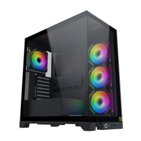 Кутия за компютър Xigmatek Endorphin Ultra - 4 ARGB fans, Black