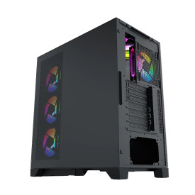 Кутия за компютър Xigmatek Endorphin Ultra - 4 ARGB fans, Black