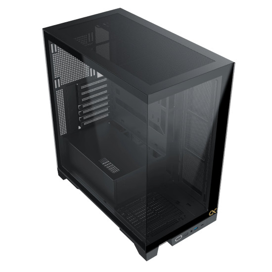 Кутия за компютър Xigmatek Endorphin Ultra - 4 ARGB fans, Black