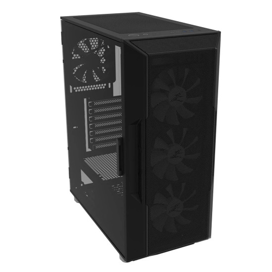 Кутия за компютър Zalman Case ATX - I3 NEO Black - RGB, Mesh